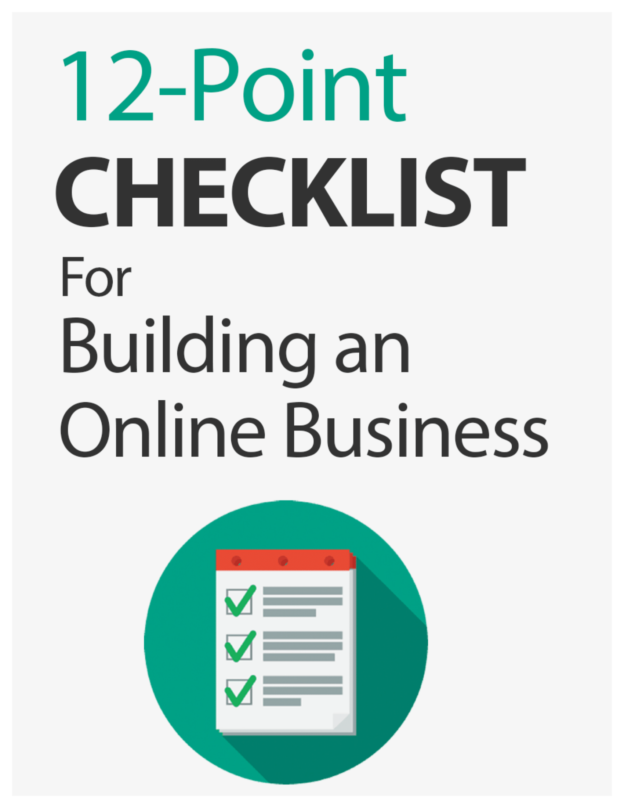 12 Point Checklist For Building An Online Business